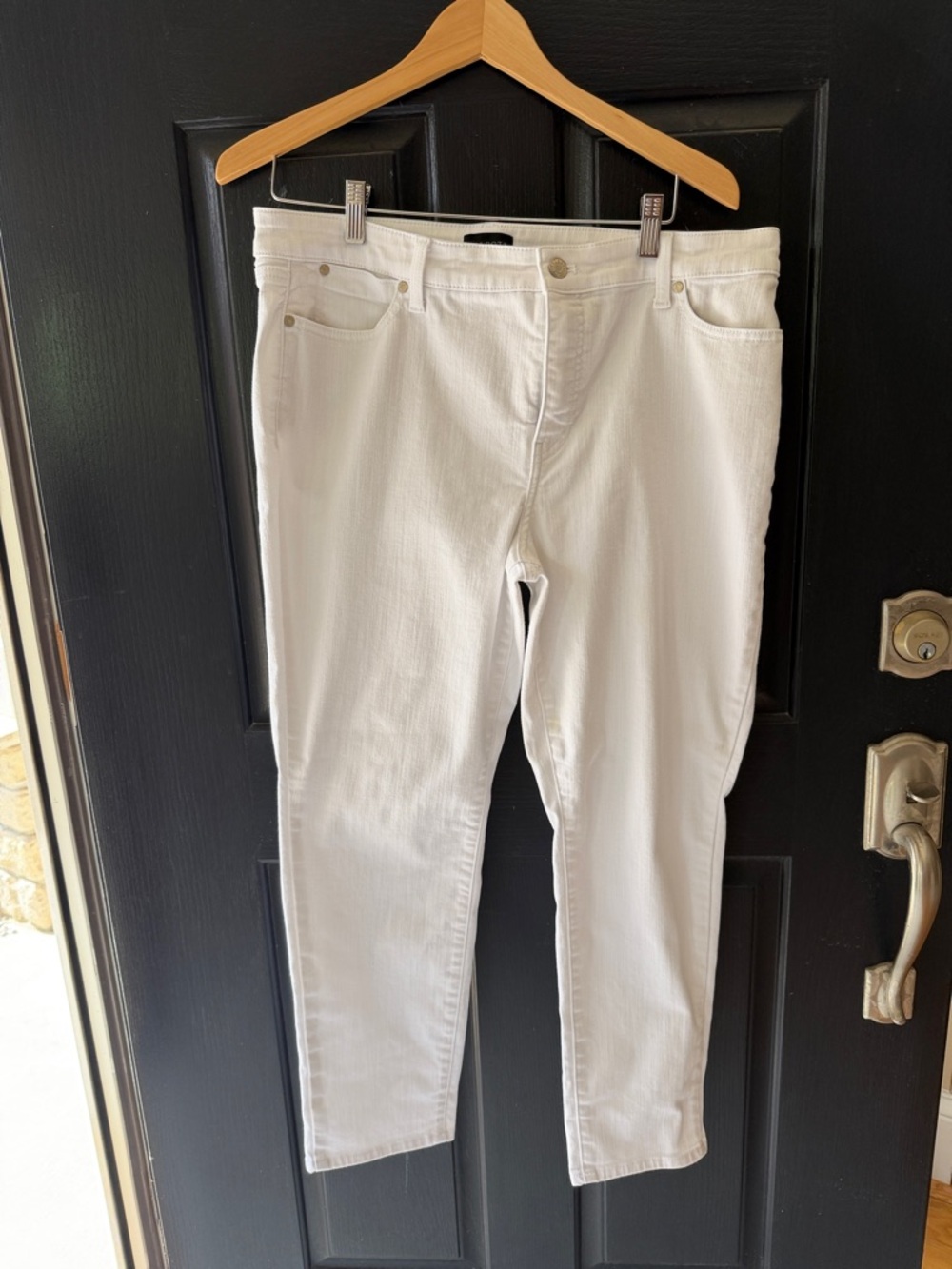 Talbots White Skinny Jeans - Classic Slim Leg
